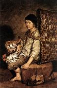 CERUTI, Giacomo Boy with a Basket oil